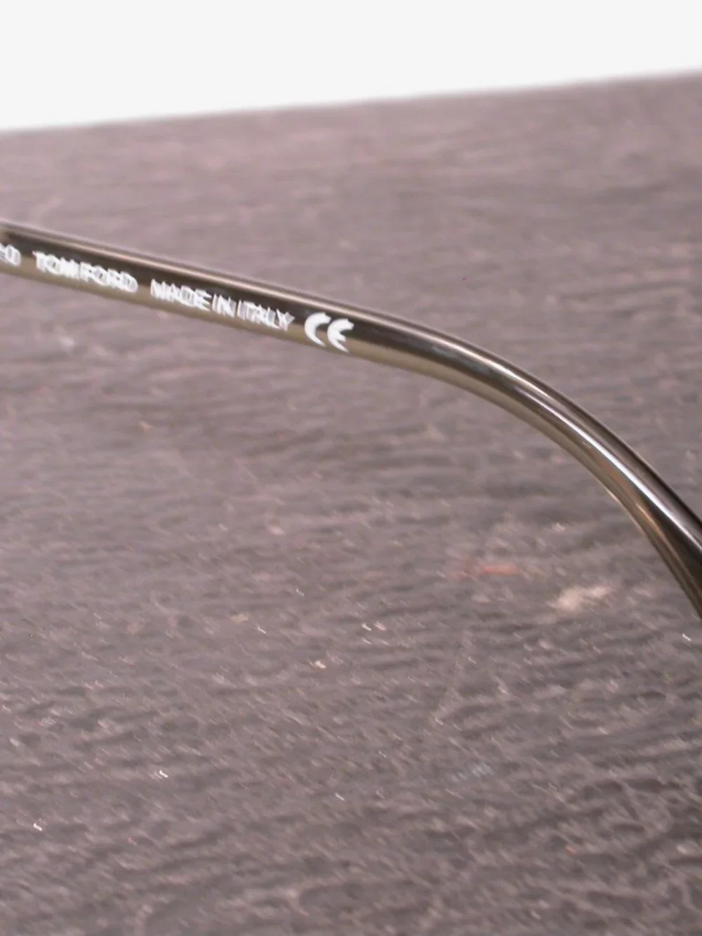 Tom Ford Anjelica Clear Round Metal Sunglasses Made in Italy FRAME ONLY
